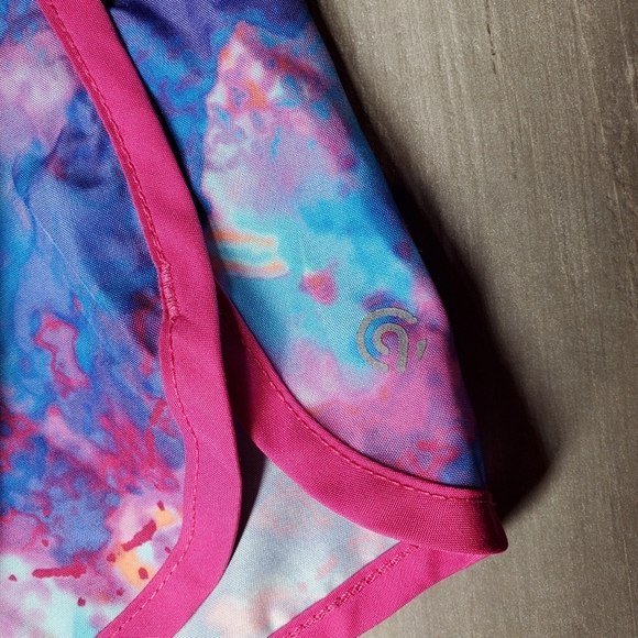 C9 by Champion Girls' 2" Woven Running Shorts Size Large 10-12 Pink Blue EUC - Picture 8 of 14